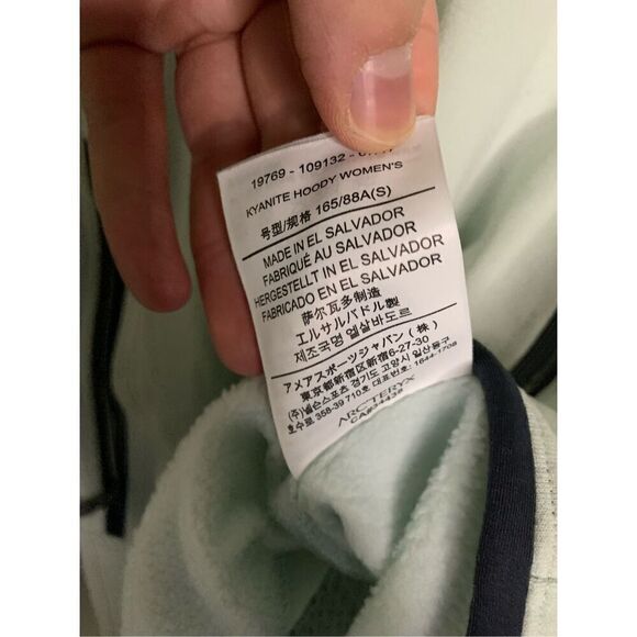 Arc'Teryx Kyanite Hoody sea foam women's size small - Picture 6 of 6
